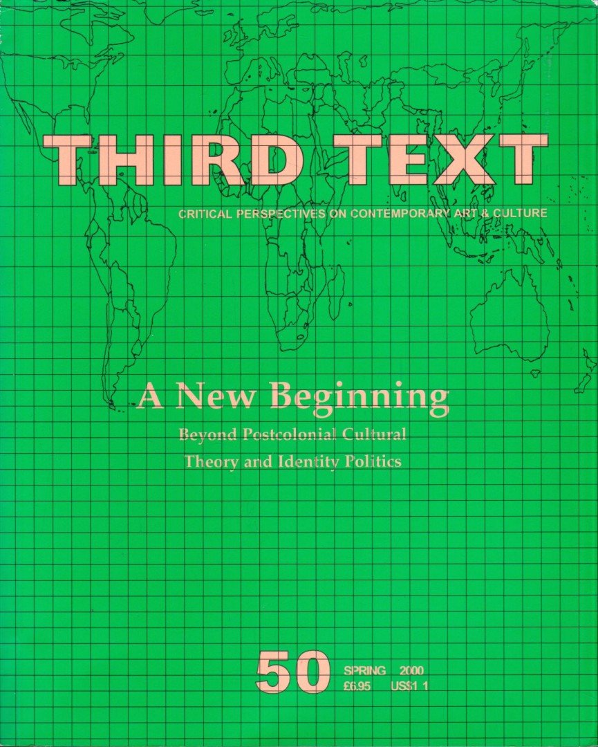 Rasheed Araeen, Ziauddin Sardar - Third Text 50. 2000 Spring [antikvár]