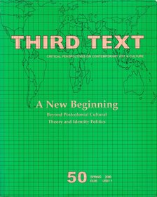 Rasheed Araeen, Ziauddin Sardar - Third Text 50. 2000 Spring [antikvár]