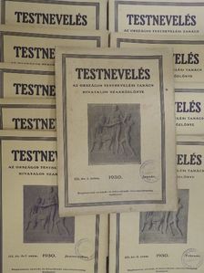 Bély Miklós - Testnevelés 1930. január-december [antikvár]