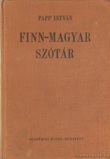 PAPP ISTVÁN - Finn-magyar szótár [antikvár]