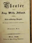 August Wilhelm Iffland - Theater 17. (gótbetűs) [antikvár]