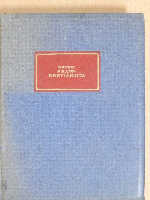 Hevesi Sándor - Shaw-breviárium [antikvár]