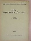 K. Nagy István - Német szakszöveggyűjtemény [antikvár]