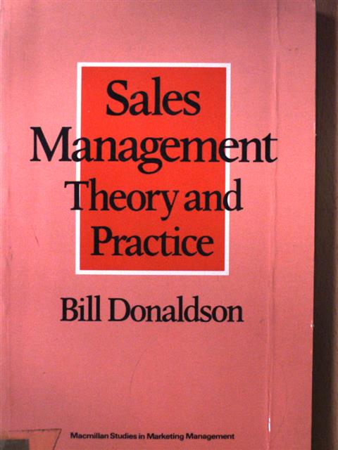 Bill Donaldson - Sales Management [antikvár]