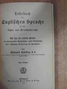 Edward Collins - Lehrbuch der Englischen Sprache (gótbetűs) [antikvár]