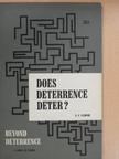 D. F. Fleming - Does deterrence deter? [antikvár]