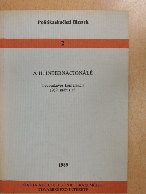 Barabás Rita - A II. Internacionálé [antikvár]