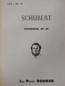 Franz Schubert - Winterreise, Op. 89 [antikvár]