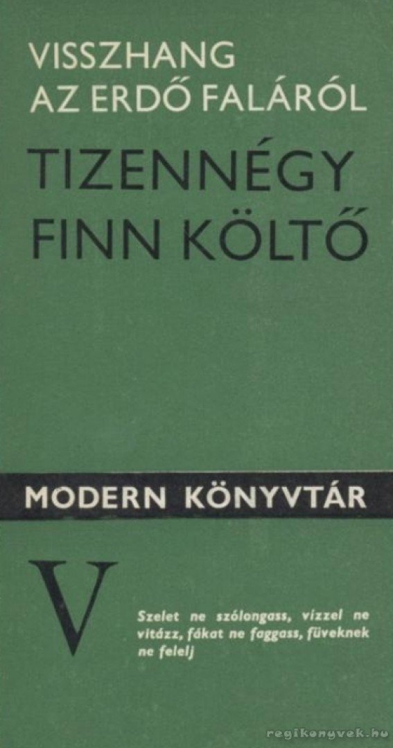 Gombár Endre - Visszhang az erdő faláról [antikvár]
