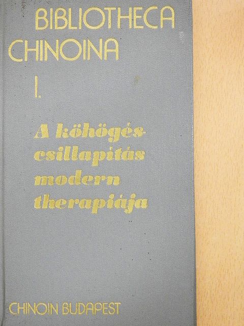 Dr. Erdély Ilona - A köhögéscsillapítás modern therapiája [antikvár]