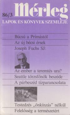 Boór János (főszerk.) - Mérleg 1986/3 [antikvár]