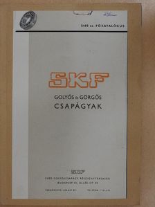 SKF Golyós és görgős csapágyak 5400 sz. főkatalógus [antikvár]