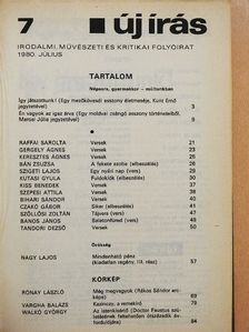 Bata Imre - Új Írás 1980. július-december (fél évfolyam) [antikvár]