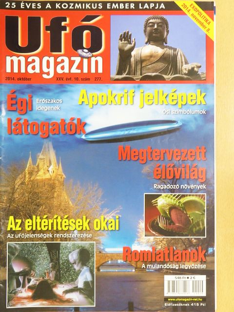 Aranyi László - Ufómagazin 2014. október [antikvár]