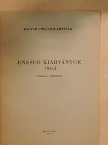 UNESCO kiadványok 1963 [antikvár]