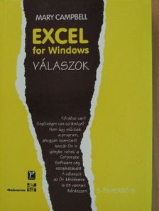 Mary Campbell - Excel for Windows válaszok [antikvár]