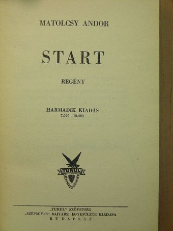 Matolcsy Andor - Start [antikvár]