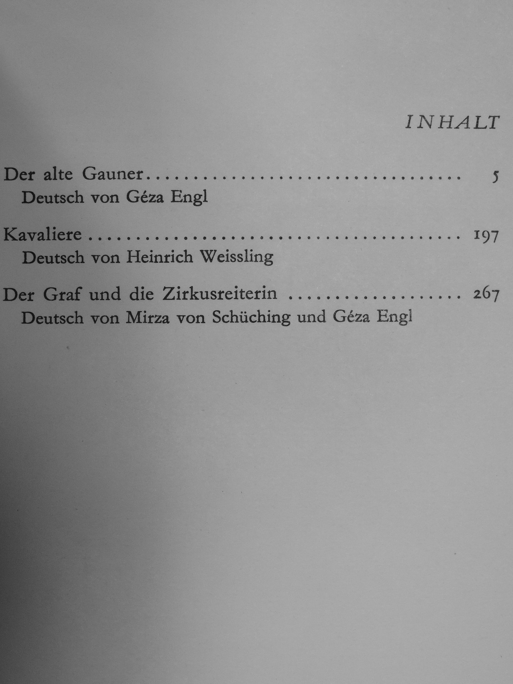 Mikszáth Kálmán - Der alte Gauner/Kavaliere/Der Graf und die Zirkusreiterin [antikvár]