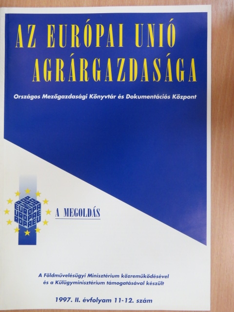 Az Európai Unió agrárgazdasága 1997/11-12. [antikvár]