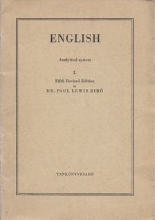 Bíró Lajos Pál - English I. [antikvár]