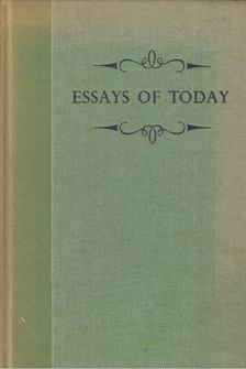 F. H. Pritchard, W. H. Mason - Essays of today [antikvár]
