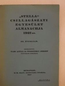 A. Tass - "Stella" Csillagászati Egyesület Almanachja 1927-re [antikvár]
