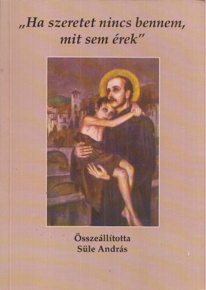 Süle András - ,,Ha szeretet nincs bennem, mit sem érek'' [antikvár]