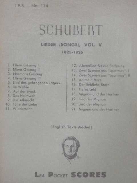 Franz Schubert - Lieder (songs), Vol. V [antikvár]