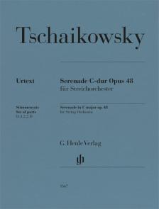 CSAJKOVSZKIJ ( TSCHAIKOWSKY) - SERENADE C-DUR OP.48, FÜR STREICHORCHESTER. STIMMEN