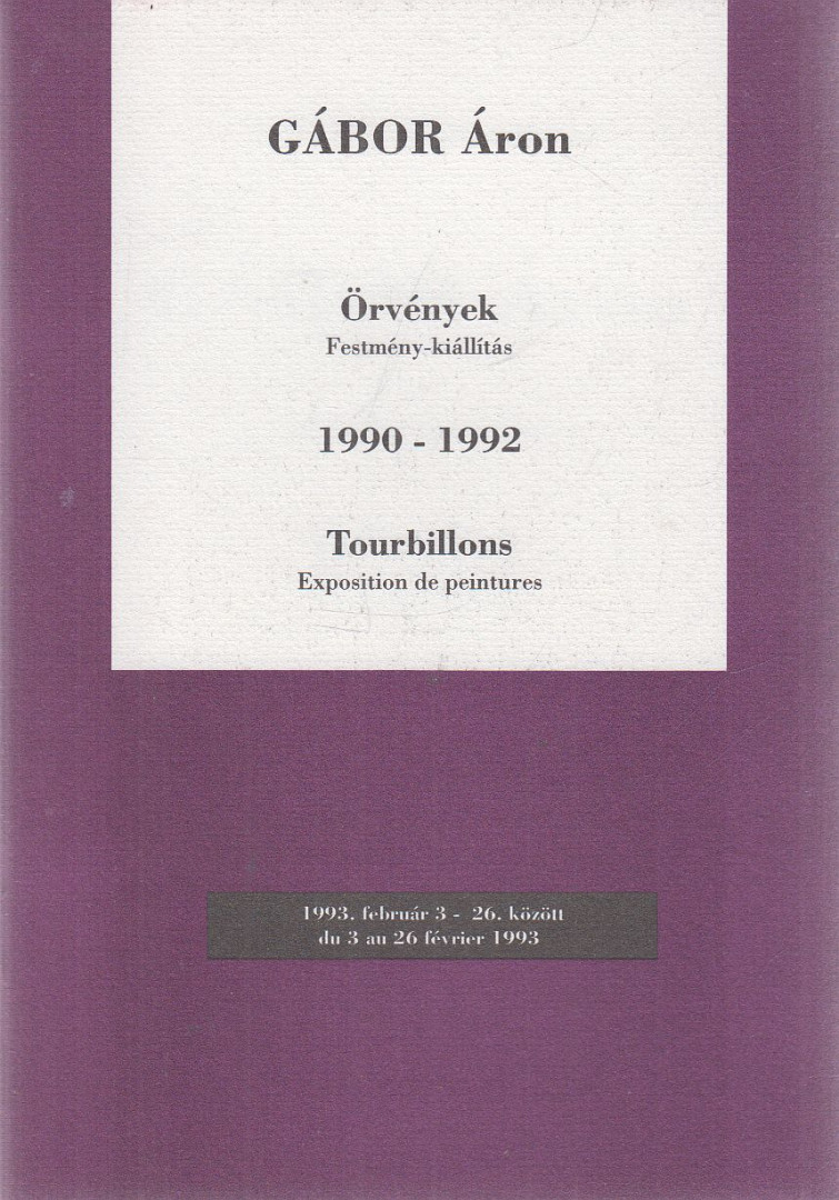 Fitz Péter - Gábor Áron: Örvények 1990-1992 [antikvár]