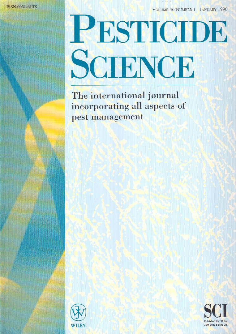 G. T. Brooks - Pesticide Science Volume 46, Number 1 January 1996 [antikvár]