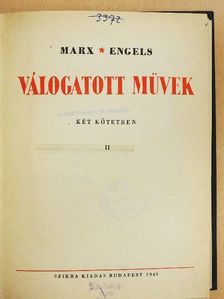 Friedrich Engels - Válogatott művek II. [antikvár]