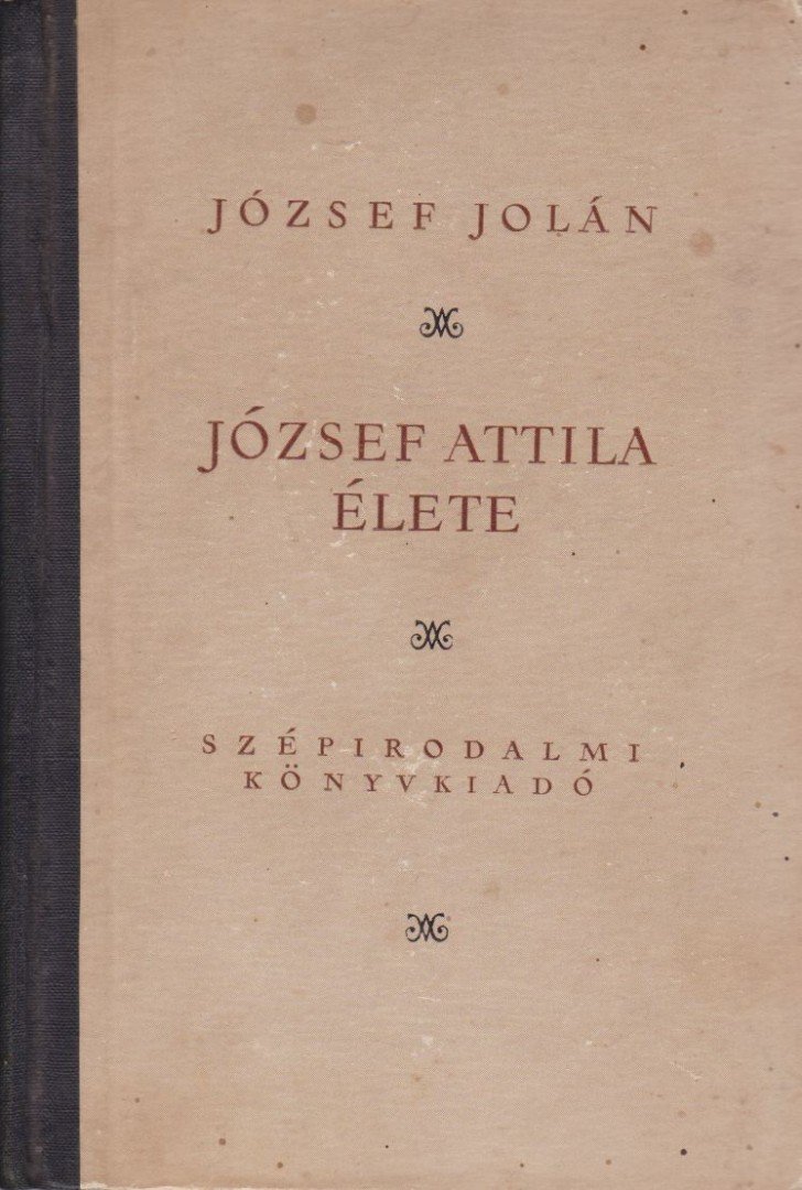 JÓZSEF JOLÁN - József Attila élete [antikvár]