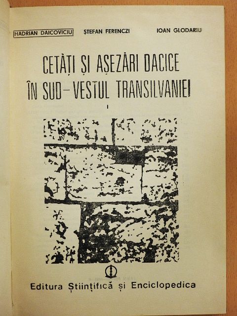 Hadrian Daicoviciu - Cetati si asezari Dacice in Sud-Vestul Transilvaniei I. [antikvár]