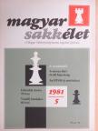 Dr. Lindner László - Magyar Sakkélet 1981. május [antikvár]
