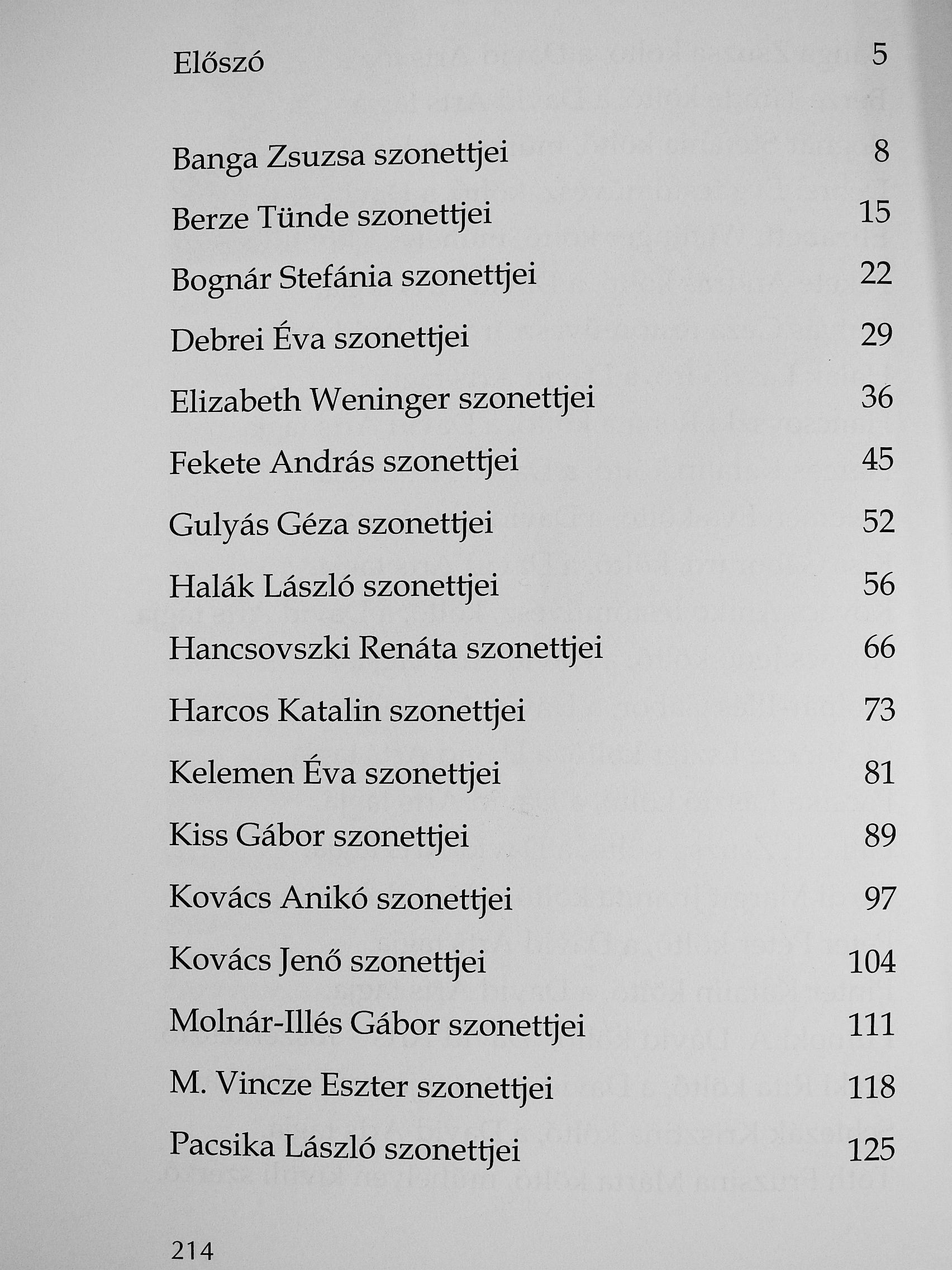 Banga Zsuzsa - Szonettek [antikvár]
