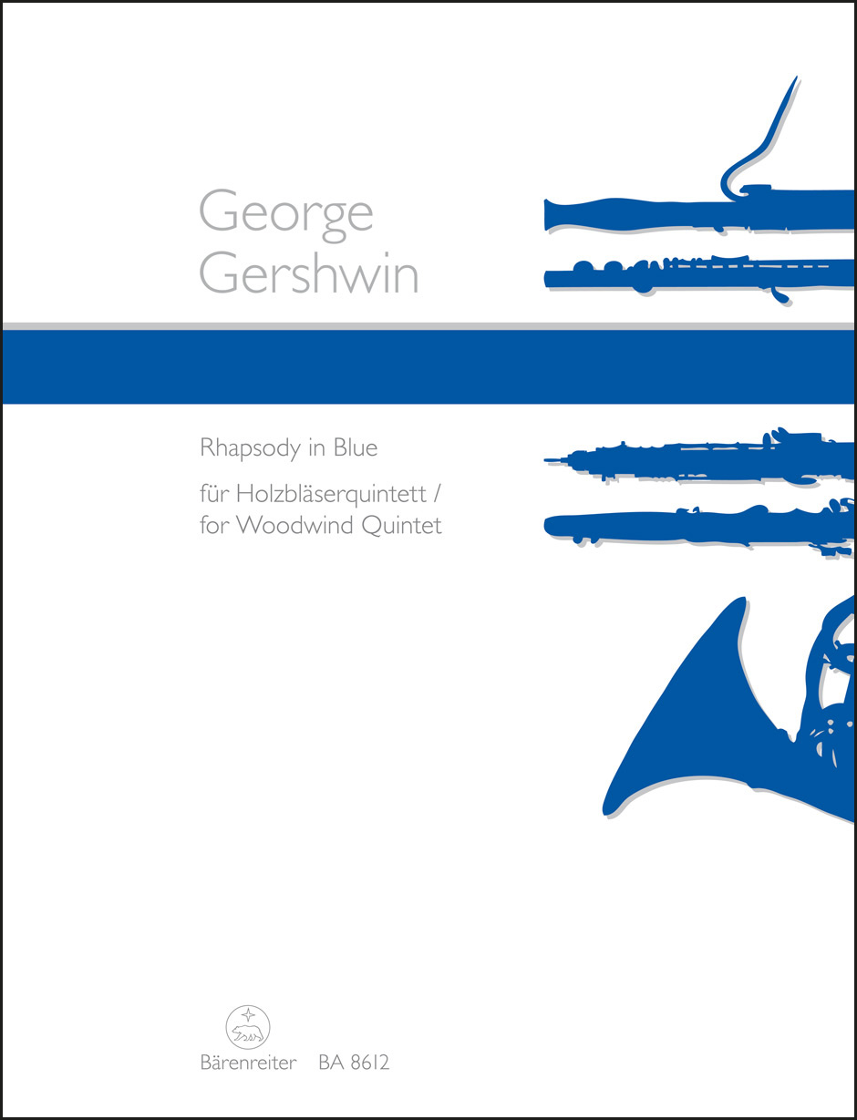 GERSHWIN - RHAPSODY IN BLUE FÜR HOLZBLAESERUINTETT PARTITUR UND STIMMEN BEARB. J. LINCKELMANN