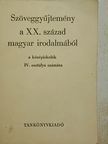 Diószegi András - Szöveggyűjtemény a XX. század magyar irodalmából [antikvár]