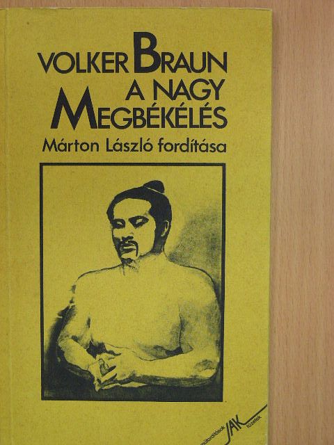 Volker Braun - A nagy megbékélés [antikvár]
