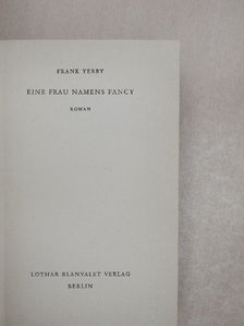 Frank Yerby - Eine Frau namens Fancy [antikvár]