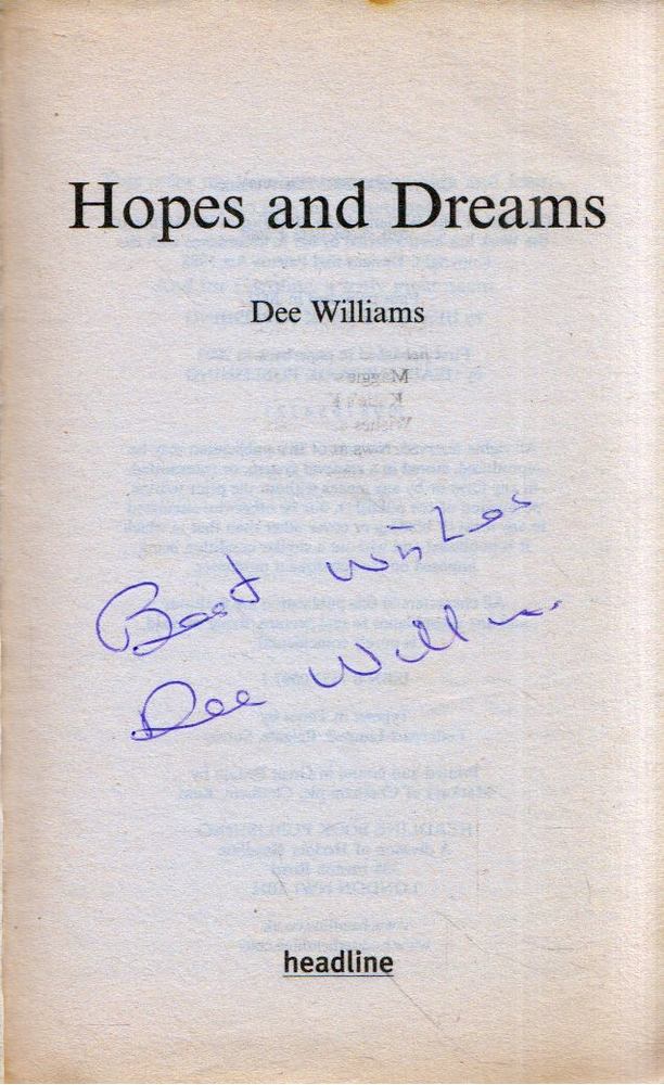 WILLIAMS, DEE - Hopes and Dreams (aláírt) [antikvár]