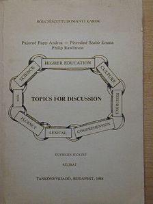 Pajorné Papp Andrea - Topics for discussion [antikvár]