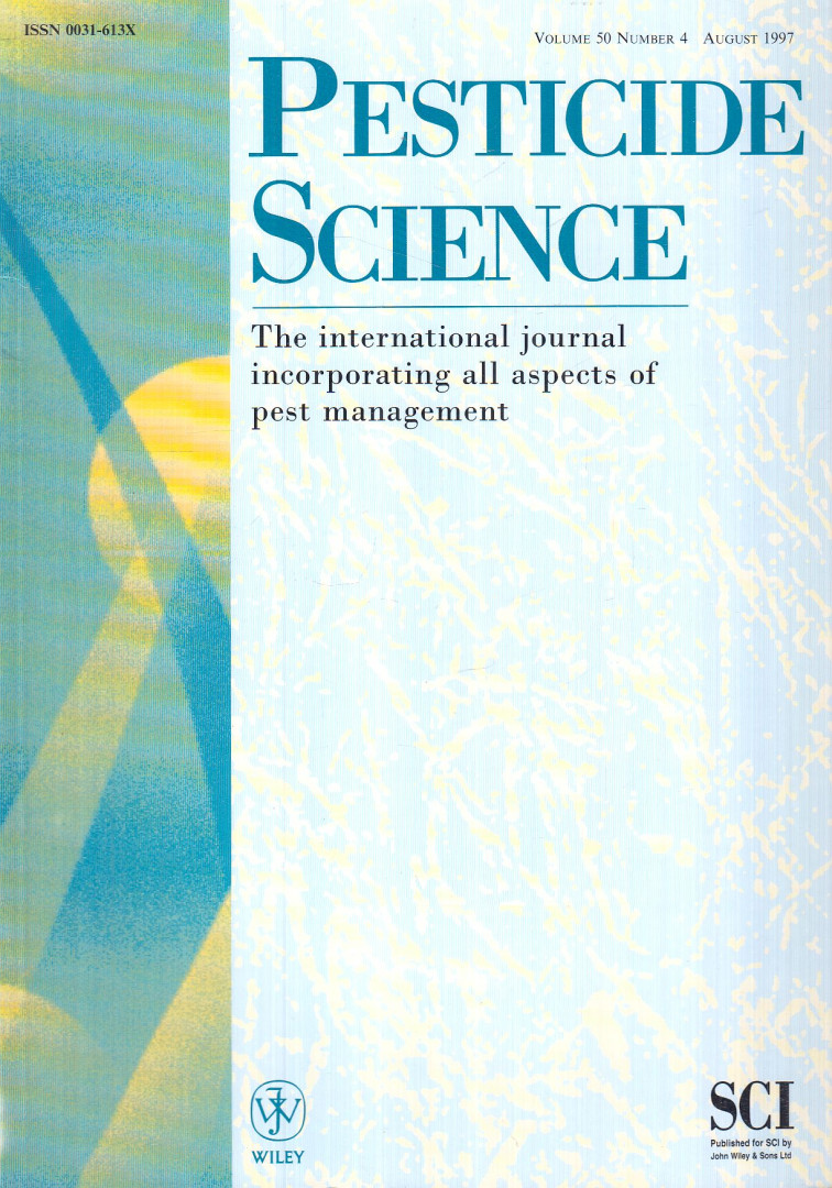 G. T. Brooks - Pesticide Science Volume 50, Number 4 August 1997 [antikvár]