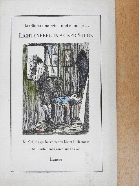 Dieter Hildebrandt - Lichtenberg in Seiner Stube [antikvár]