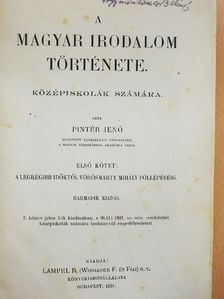 Pintér Jenő - A magyar irodalom története I-II. [antikvár]