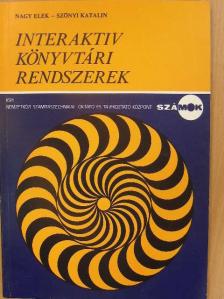 Nagy Elek - Interaktív könyvtári rendszerek [antikvár]