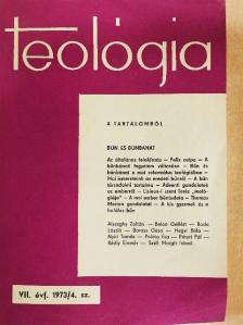 Alszeghy Zoltán - Teológia 1973/4. [antikvár]