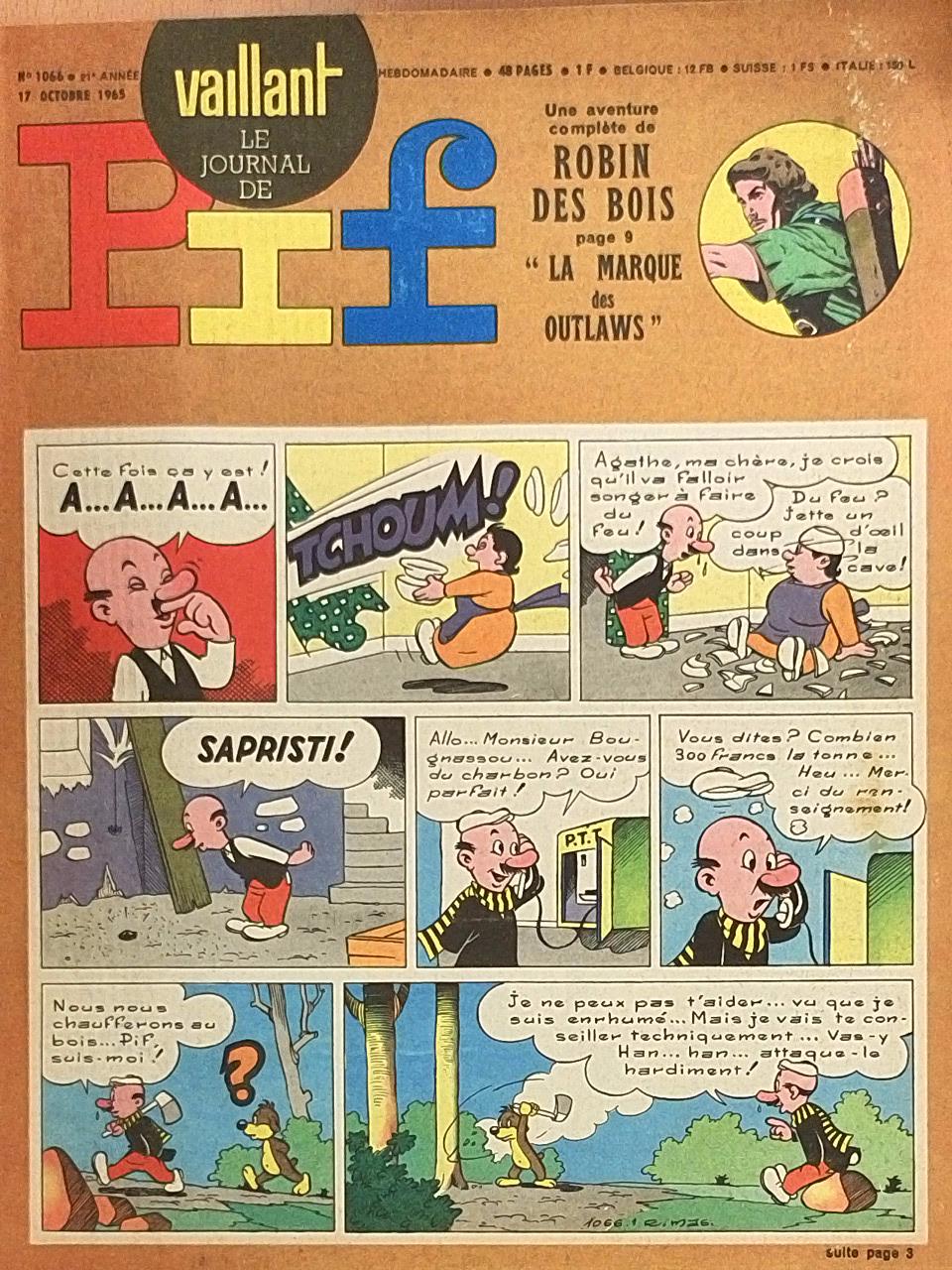 Cézard - Pif 17 Octobre 1965 [antikvár]