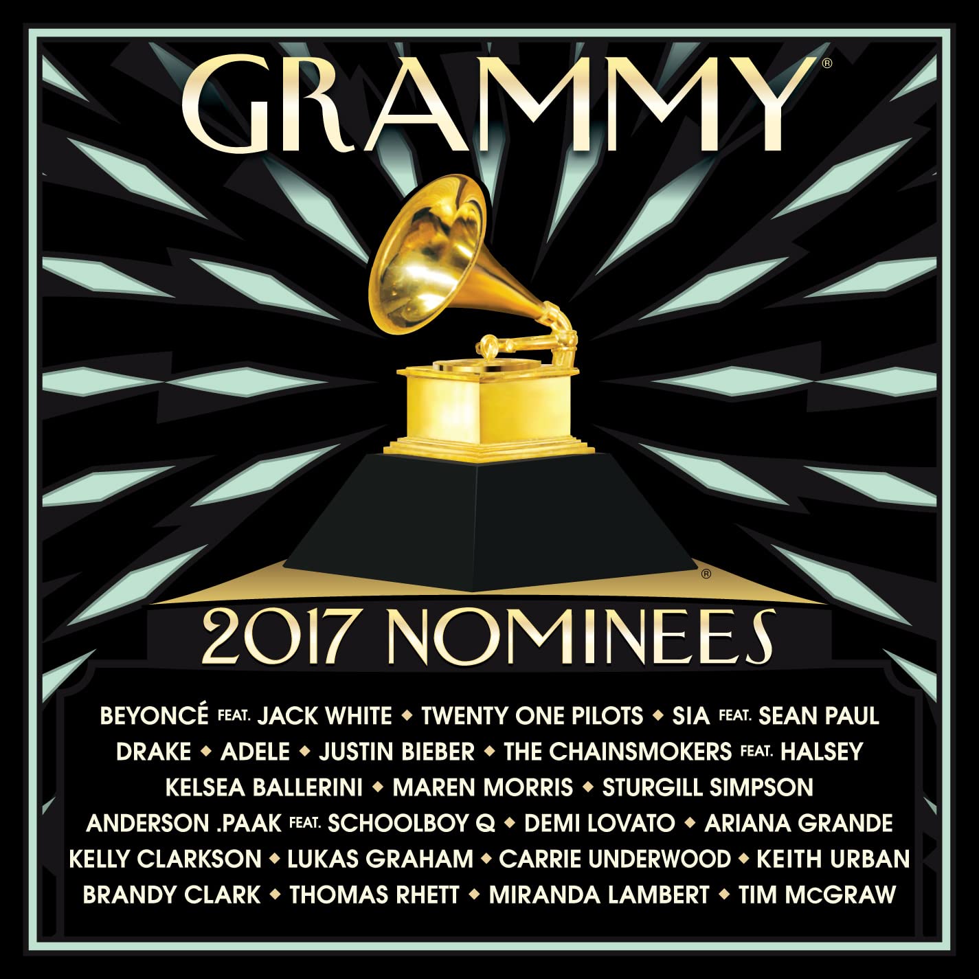VARIOUS - 2017 GRAMMY NOMINEES - CD