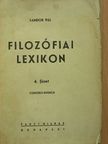 Sándor Pál - Filozófiai lexikon IV. (töredék) [antikvár]